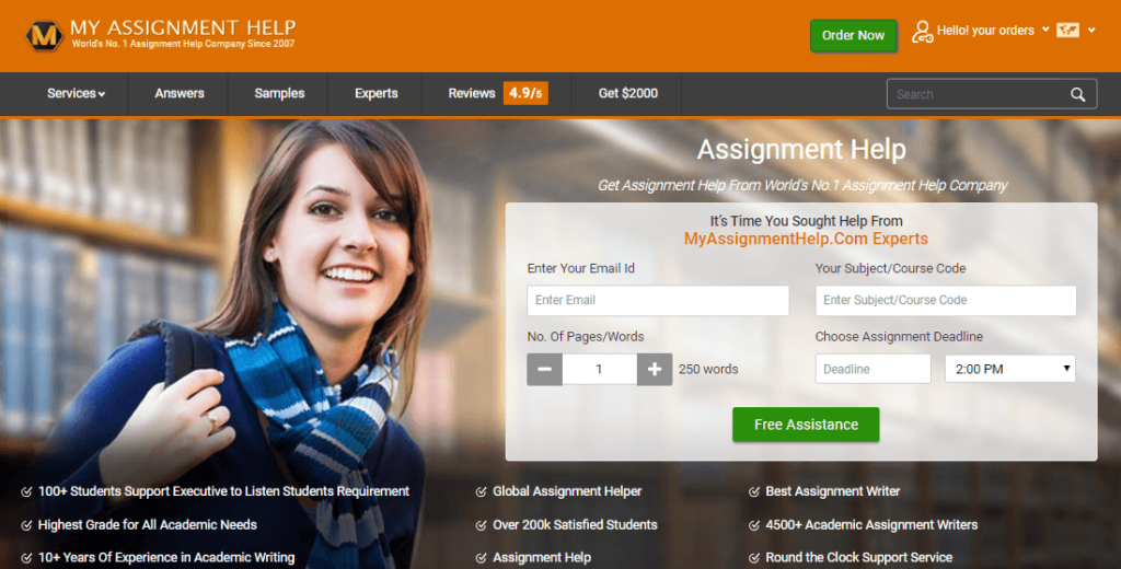 MyAssignmentHelp review